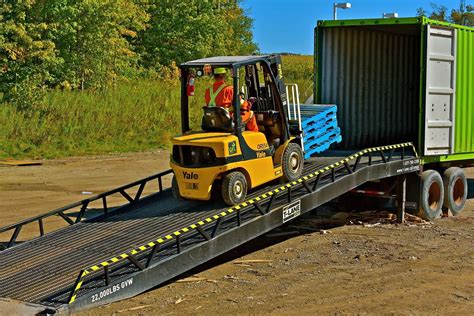 portable fork truck ramps